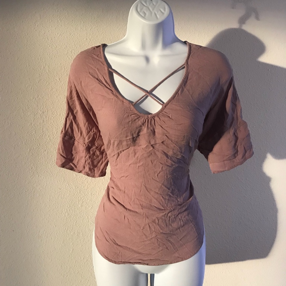 G2 Salas pink mauve shirt